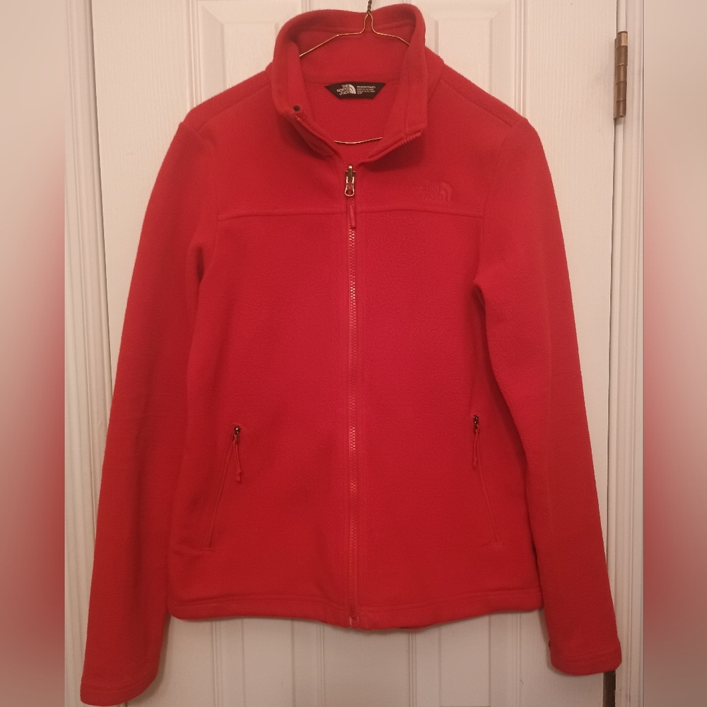 North Face Women's Vibrant Red Fleece Jacket S/P